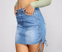 Stay Stylish Denim Mini Skirt