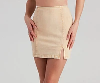 Forever Trendy Denim Mini Skirt