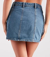 Cargo Darling Denim Mini Skirt
