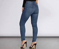 Mid Rise Skinny Jeans