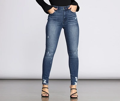 Bella High Rise Skinny Ankle Jeans