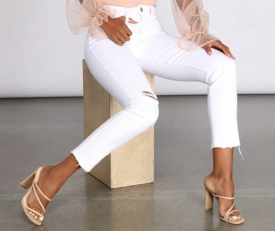 The Stunner High Rise Skinny Jeans