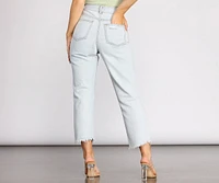 High Rise Cropped Jeans