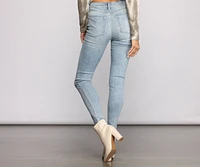 Bella Super High Rise Skinny Ankle Jeans