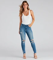 Harper Mid Rise Skinny Jeans By Windsor Denim