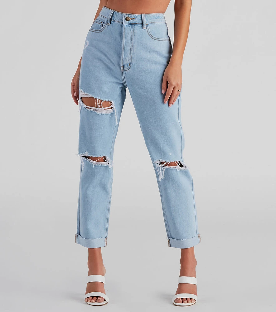 Amanda High Rise Boyfriend Jeans By Windsor Denim