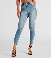 Taylor High Rise Skinny Crop Jeans By Windsor Denim