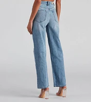 Got The Blues High Rise Boyfriend Jeans