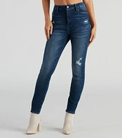 Taylor High-Rise Destructed Skinny Ankle Jeans by Windsor Denim