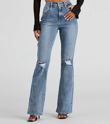 New Places High Rise Flare Denim Jeans