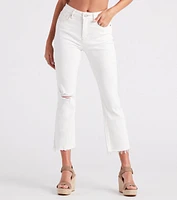 Robyn High-Rise Crop Flare Jeans By Windsor Denim