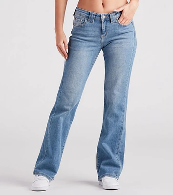 Drop It Low Rise Bootcut Denim Jeans