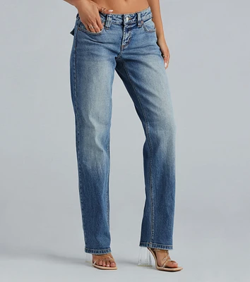 '90s Style Low-Rise Relaxed Fit Jeans