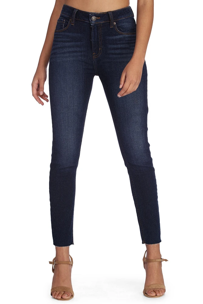 High Rise Skinny Cropped Jeans