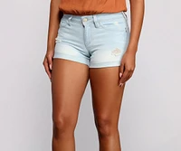 Everyday Must Have Cuffed Jean Shorts