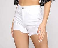 Fresh And Fab Cutoff Denim Shorts