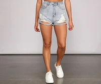 Trendy Must-Have Cutoff Denim Shorts