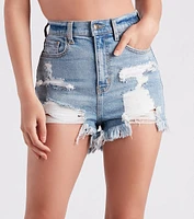 Remy High-Rise Frayed Shorts By Windsor Denim