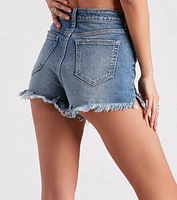 Remy High-Rise Destructed Shorts By Windsor Denim