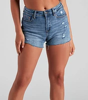 Remy High-Rise Distressed Shorts