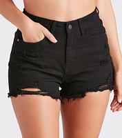 Remy High-Rise Frayed Shorts by Windsor Denim