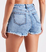 Remy High-Rise Acid Wash Shorts By Windsor Denim