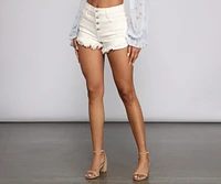 On The Rise Cuffed Shorts