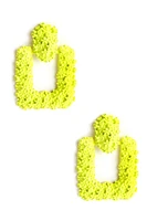 Door Knocker Neon Earrings