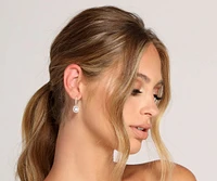 Premium Cubic Zirconia Drop Earrings