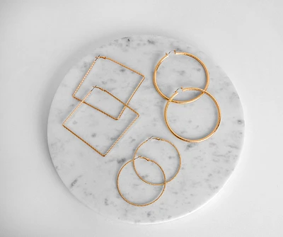 Hoop There It Is Earring Set