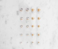 Flavor Of The Week Stud + Hoop Earring 20 Pk