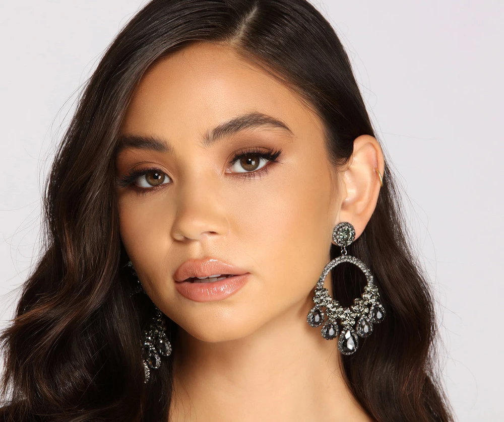 She's A Gem Statement Earrings