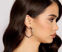 Butterfly Babe Hoop Earrings