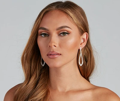 Luxe Statements Teardrop Duster Earrings