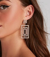 Be Square Door Knocker Earrings