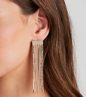 So Divine Fringe Statement Earrings