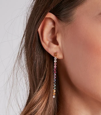 Trendy Luxe Gemstone Earrings Set