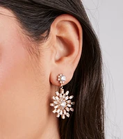 Make A Statement Rhinestone Earrings