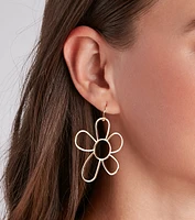 Such A Cutie Flower Drop Earrings