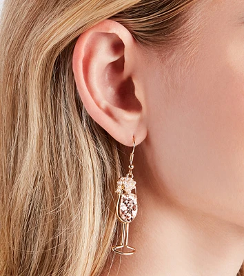 Cheers To Glamour Pearl Statement Earrings