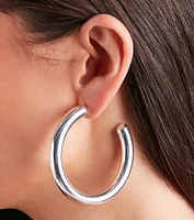 Chic And Bold Large Hoop Earrings