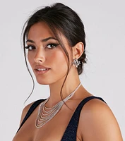 Unique Stun Rhinestone Statement Earrings