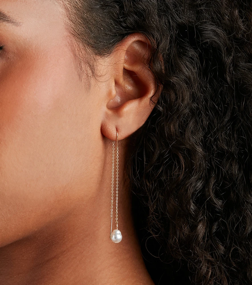 Pearl Of Perfection Dainty Earrings