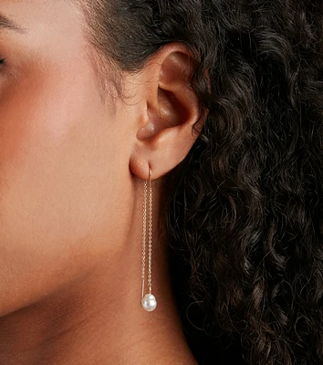 Pearl Of Perfection Dainty Earrings
