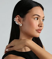 Dramatic Radiance Rhinestone Ear Crawler