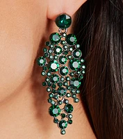 So Grand Rhinestone Chandelier Earrings