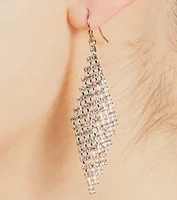 Delicate Glamour Rhinestone Drop Earrings