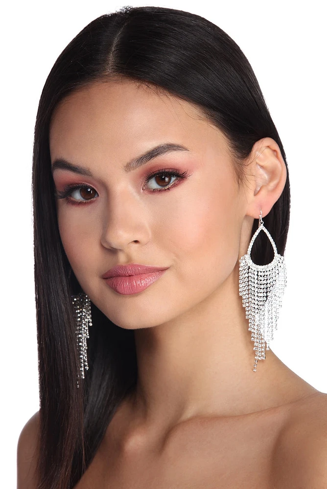 Feeling Fine In Fringe Earrings