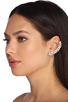 Rhinestone Statement Ear Cuff