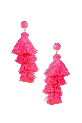 Totally Tiered Tassel Earrings